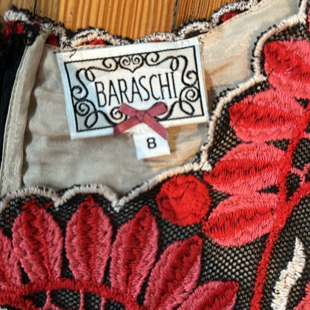Yoana Baraschi Anthropologie Lace Embroidered Dress (8) - Picture 4 of 4